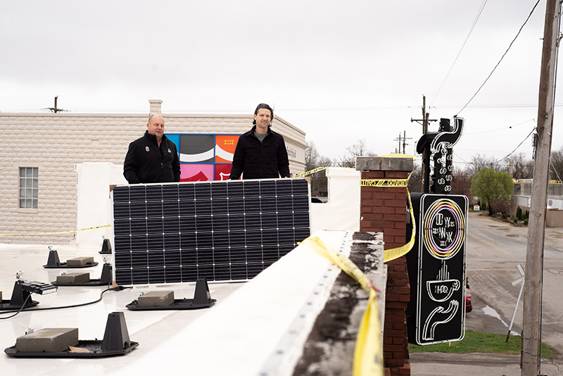 Onyx Coffee solar energy