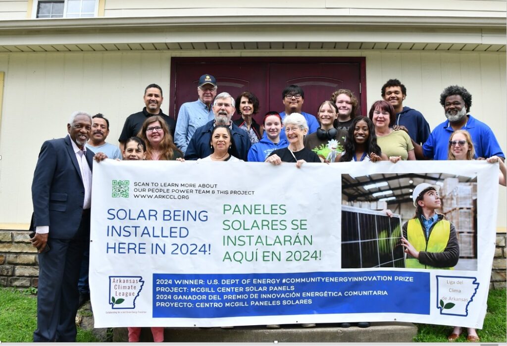 Arkansas Climate League announces they go solar